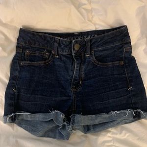 American Eagle High Rise Jean Shorts